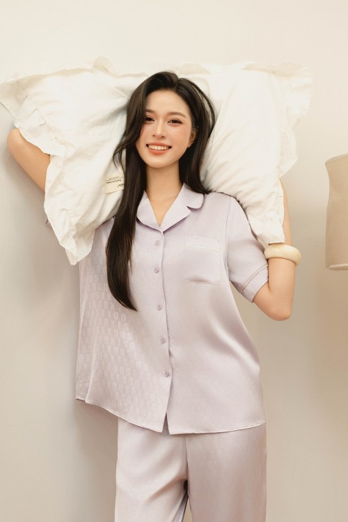 Sixdo SIXDO Silk Blouse &amp; Pant