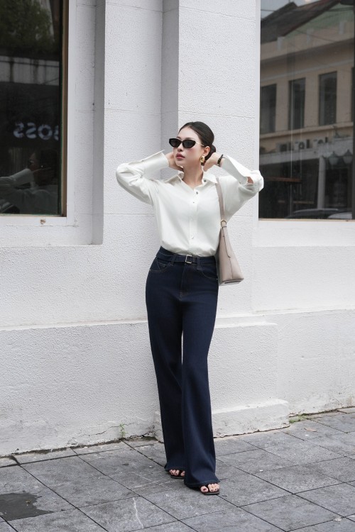 Sixdo White SIXDO Raw Shirt