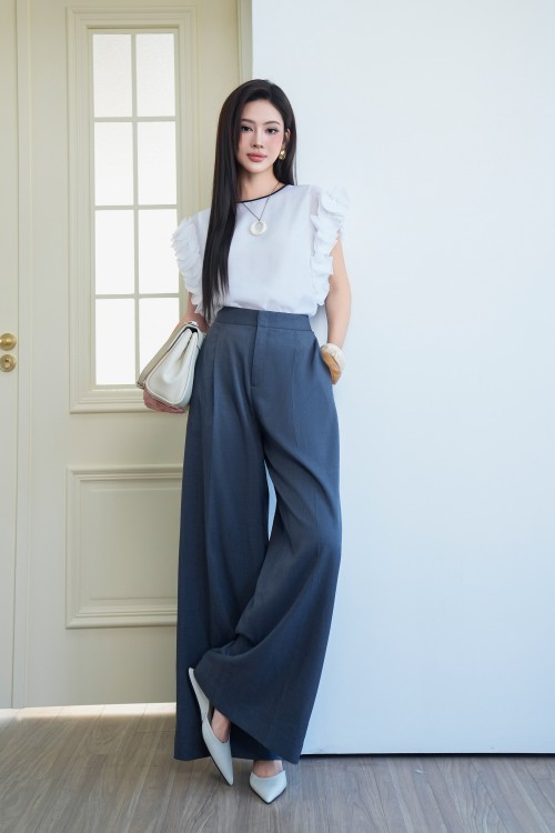 Sixdo Dark Grey Tuytsi Loose Pants