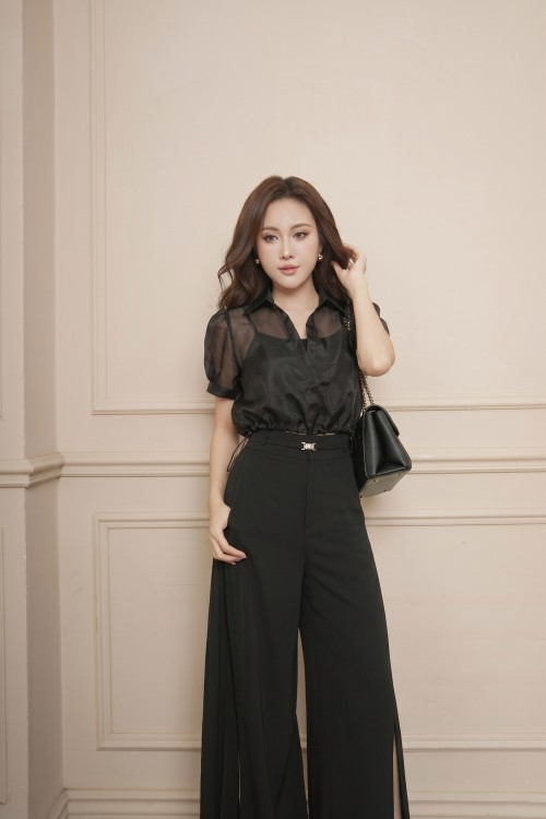 Sixdo Black Tuytsi Loose Pants