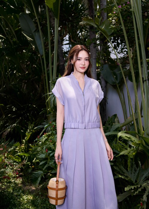 Light Purple Organza Blouse