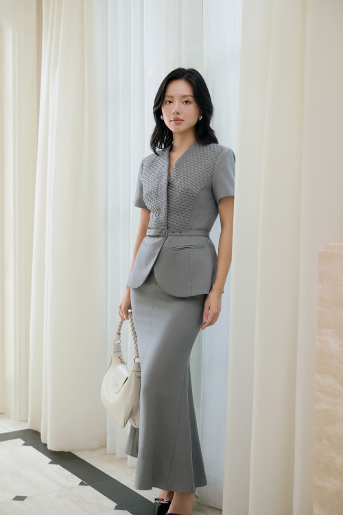 Gray Tuytsi Mermaid Skirt