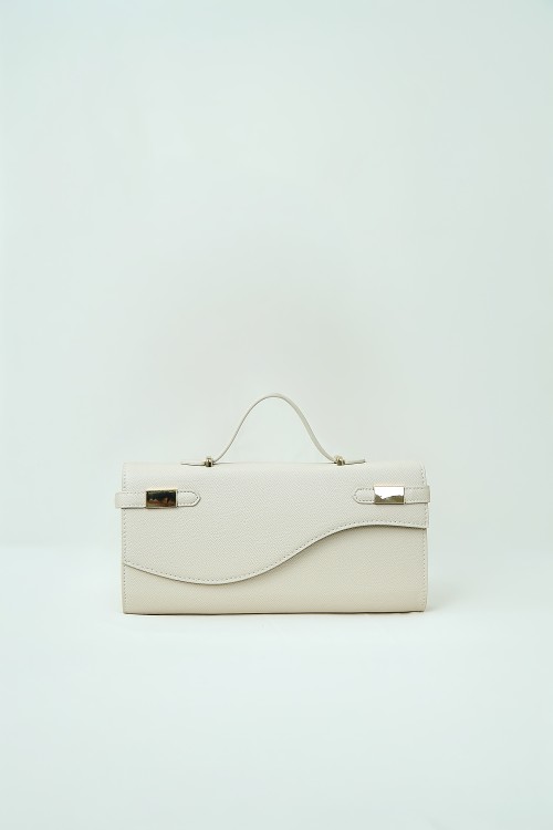 Wave Flap Top Handle Bag