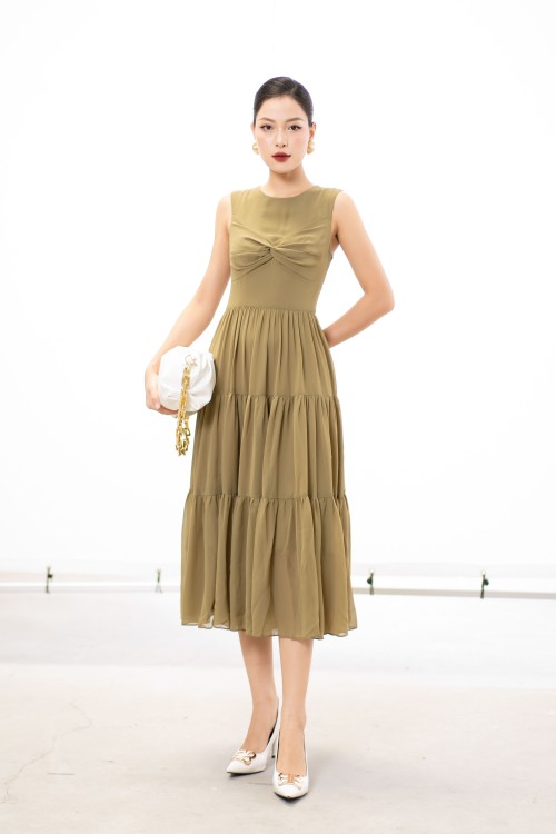 Midi Chiffon Dress 1
