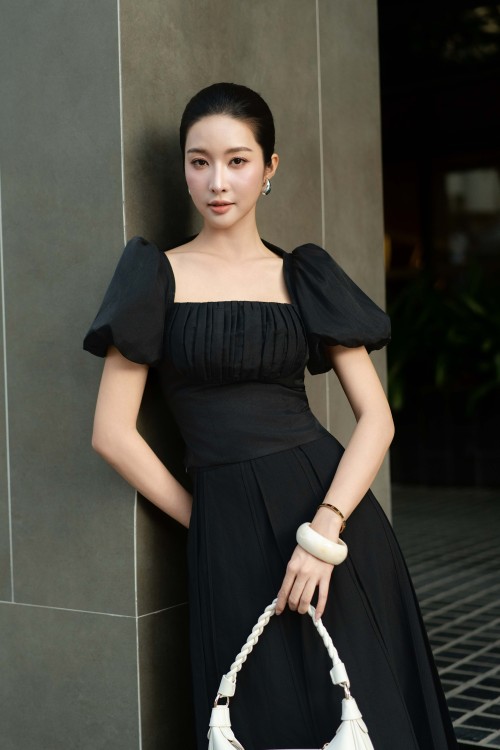 Black Organza Blouse