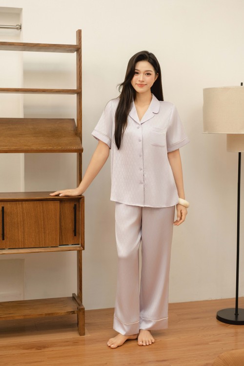 SIXDO Silk Blouse &amp; Pant