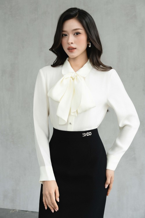 Cream Organza Blouse