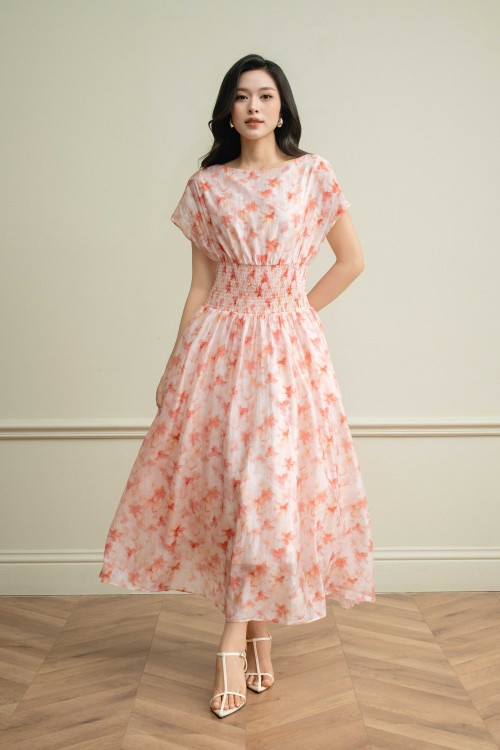 Organza Flared Dress