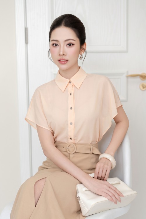 Beige Woven Shirt