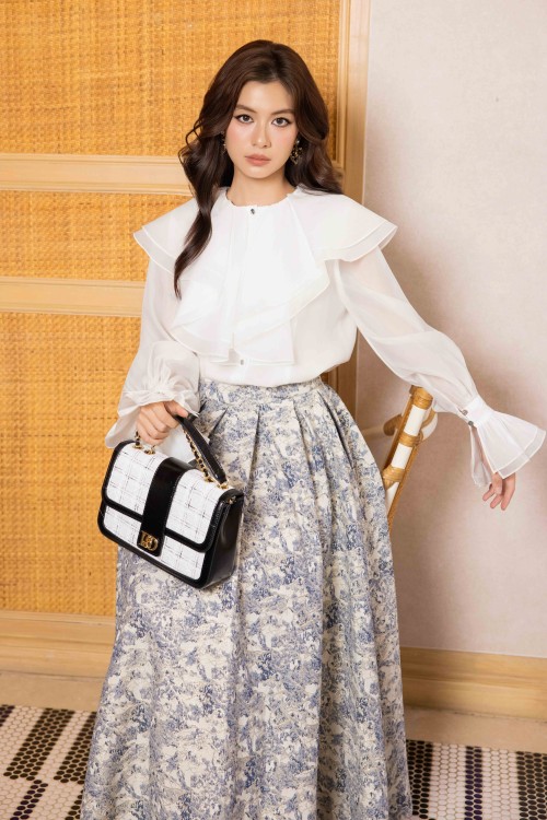 White Organza Blouse