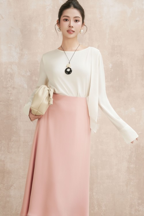 White Silk Blouse
