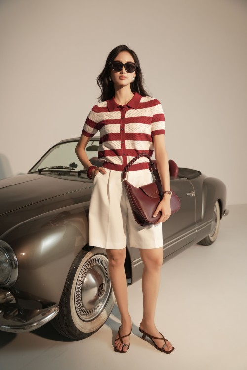 White Woven Culottes