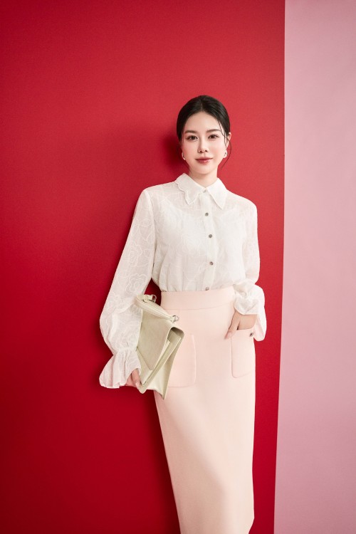 White Organza Shirt