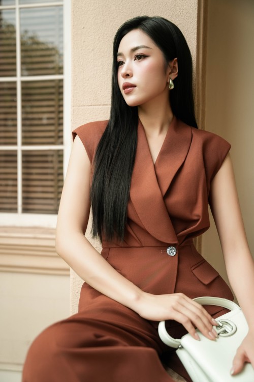 Caramel Woven Waistcoat