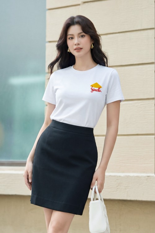 SIXDO Conical Hat Cotton Tshirt (ÁO PHÔNG UNISEX)